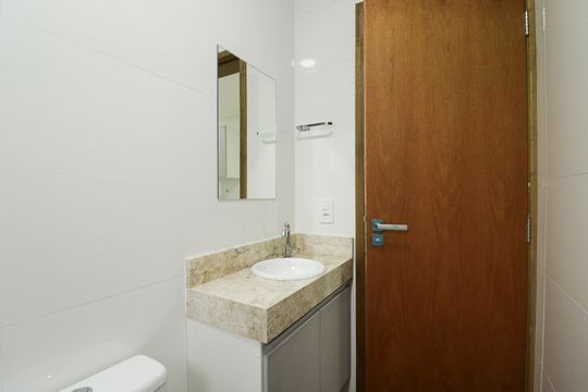 Banheiro de apartamento para alugar com 1 quarto, 31m² em Jardim Paraíso, São Paulo
