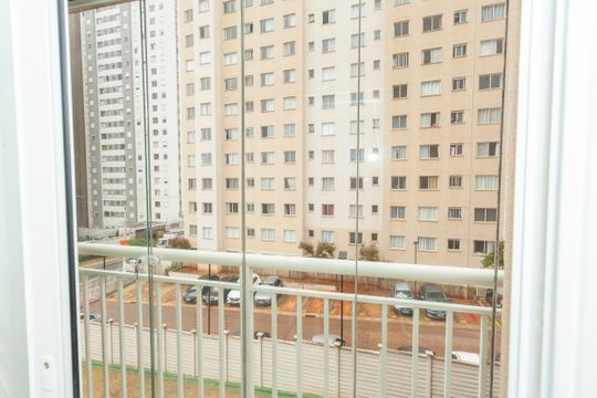 Vista da Suíte de kitnet/studio à venda com 1 quarto, 31m² em Jardim Prudência, São Paulo
