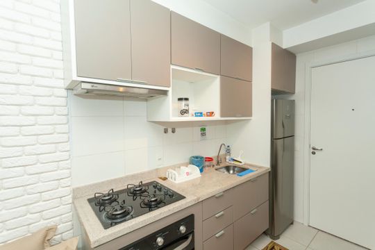 Cozinha de kitnet/studio à venda com 1 quarto, 31m² em Jardim Prudência, São Paulo