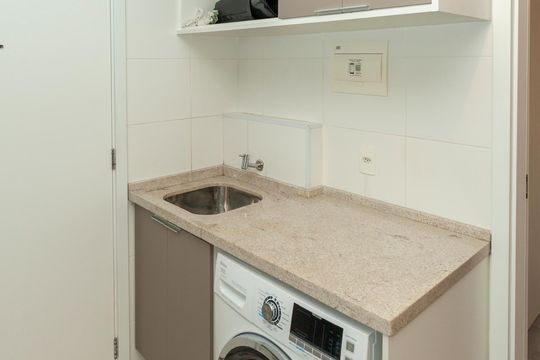 Área de Serviço de kitnet/studio à venda com 1 quarto, 31m² em Jardim Prudência, São Paulo
