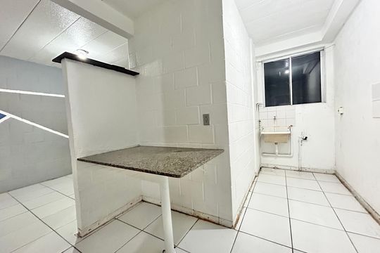 Cozinha de apartamento à venda com 2 quartos, 42m² em Canudos, Novo Hamburgo