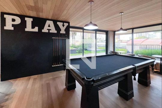 Área comum - Sala de Jogos de kitnet/studio à venda com 1 quarto, 49m² em Vila Nova Conceição, São Paulo