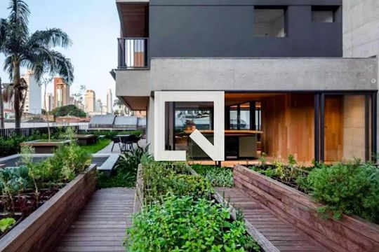 Área comum de kitnet/studio à venda com 1 quarto, 49m² em Vila Nova Conceição, São Paulo