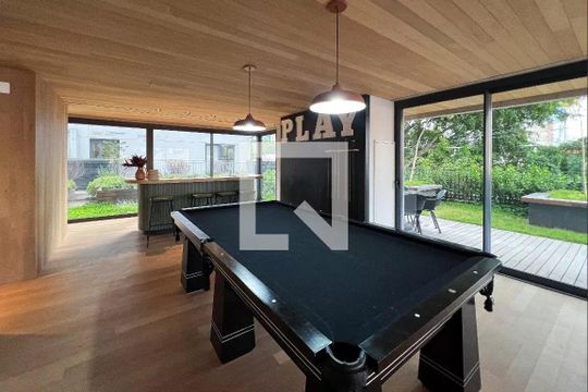 Área comum de apartamento à venda com 1 quarto, 111m² em Vila Nova Conceição, São Paulo