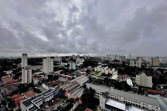 Vista Sacada do Studio de kitnet/studio à venda com 0 quarto, 23m² em Santo Amaro, São Paulo