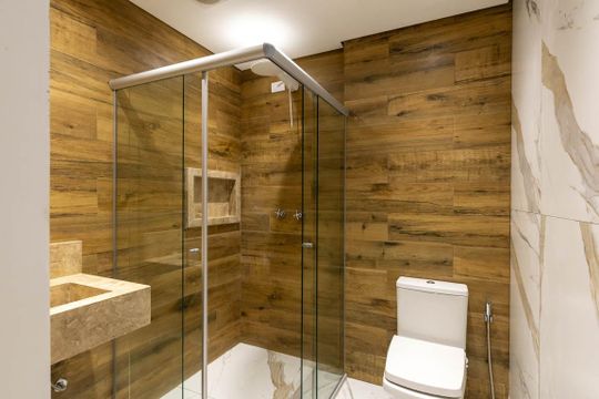 Banheiro 1 de apartamento à venda com 3 quartos, 123m² em Santa Cecilia, São Paulo