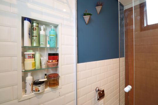 Banheiro da Suíte de apartamento à venda com 3 quartos, 93m² em Santa Cecilia, São Paulo
