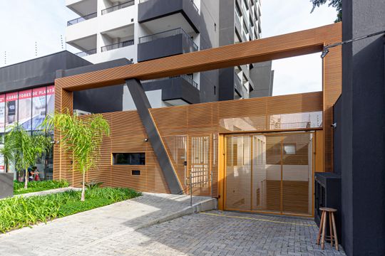 Fachada de kitnet/studio para alugar com 1 quarto, 29m² em Santo Amaro, São Paulo
