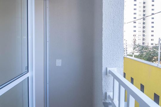 Varanda Quarto 1 de apartamento à venda com 2 quartos, 30m² em Jardim Aeroporto, São Paulo