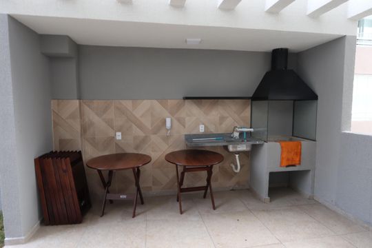 Área comum - Churrasqueira de kitnet/studio à venda com 1 quarto, 25m² em Chácara Inglesa, São Paulo