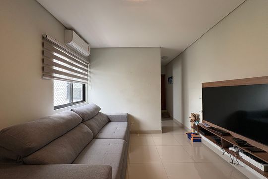 Sala de apartamento à venda com 2 quartos, 122m² em Jardim, Santo André