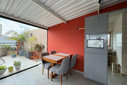 Cozinha de apartamento à venda com 2 quartos, 122m² em Jardim, Santo André