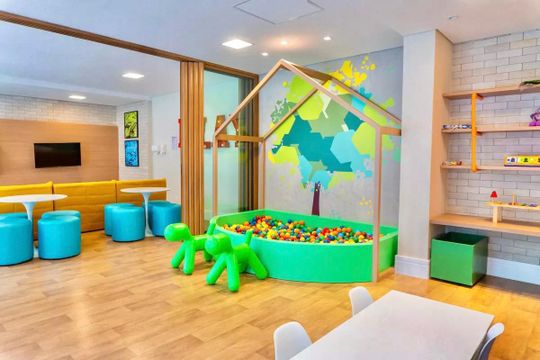 Área comum de apartamento à venda com 2 quartos, 64m² em Jardim Prudência, São Paulo
