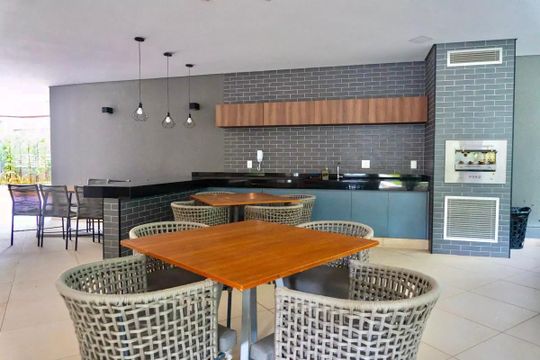 Área comum - Churrasqueira de apartamento à venda com 2 quartos, 64m² em Jardim Prudência, São Paulo