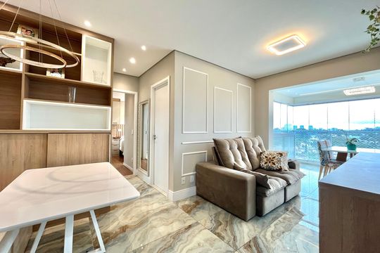 Sala de apartamento à venda com 2 quartos, 64m² em Jardim Prudência, São Paulo