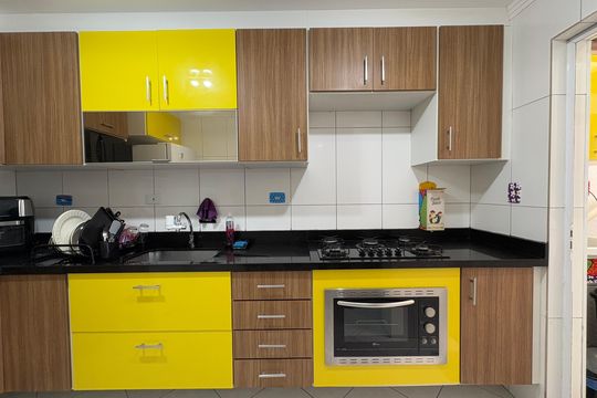 Cozinha de apartamento para alugar com 2 quartos, 51m² em Parque Novo Oratório, Santo André