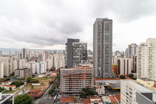 Vista da Sala de apartamento para alugar com 1 quarto, 25m² em Pompeia, São Paulo