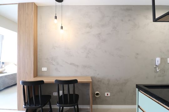 Cozinha de apartamento à venda com 1 quarto, 25m² em Pompeia, São Paulo