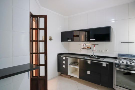 Cozinha de apartamento à venda com 2 quartos, 69m² em Vila Mariza, São Bernardo do Campo