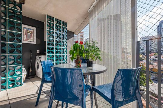Sala/Cozinha - Varanda de apartamento à venda com 1 quarto, 50m² em Sumarezinho, São Paulo