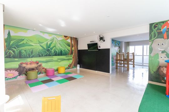 Área comum - Brinquedoteca de apartamento para alugar com 2 quartos, 54m² em Chácara Cruzeiro do Sul, São Paulo