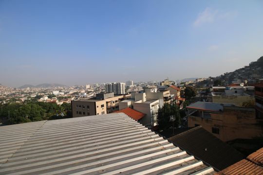 Vista do Terraço de casa de condomínio à venda com 2 quartos, 146m² em Vila Kosmos, Rio de Janeiro
