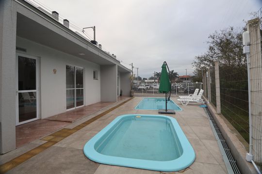 Área comum - Piscina de apartamento para alugar com 2 quartos, 45m² em Olaria, Canoas