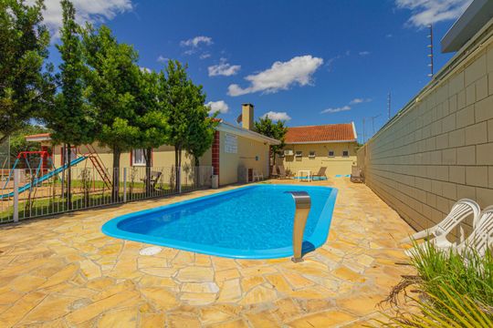 Área comum - Piscina de casa de condomínio à venda com 3 quartos, 92m² em Mato Grande, Canoas