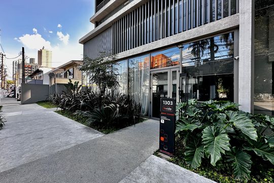 Fachada de kitnet/studio à venda com 1 quarto, 25m² em Santo Amaro, São Paulo