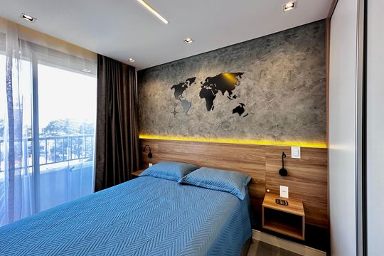 Quarto de kitnet/studio à venda com 1 quarto, 25m² em Santo Amaro, São Paulo