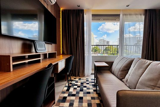 Sala de kitnet/studio à venda com 1 quarto, 25m² em Santo Amaro, São Paulo