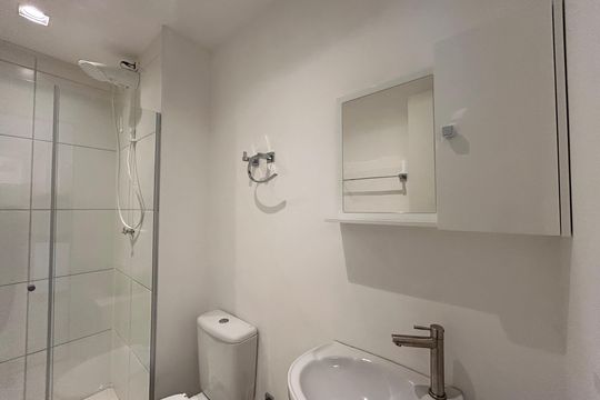 Banheiro de apartamento à venda com 2 quartos, 35m² em Vila Barreto, São Paulo