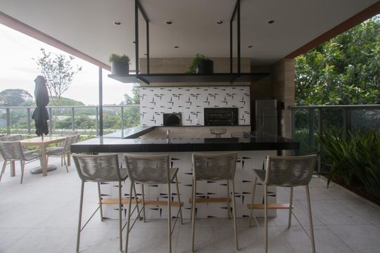 Área comum de kitnet/studio à venda com 1 quarto, 26m² em Santo Amaro, São Paulo