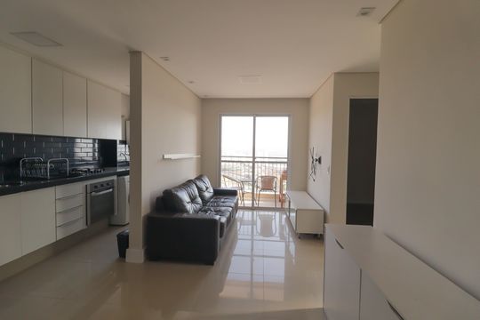 Sala de apartamento para alugar com 2 quartos, 55m² em Vila Nambi, Jundiaí