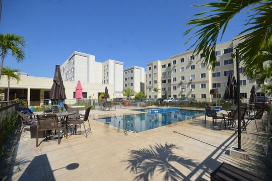 Área comum - Piscina de apartamento à venda com 2 quartos, 48m² em Campo Grande, Rio de Janeiro