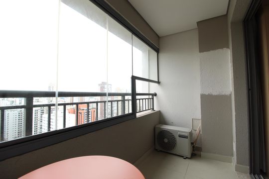 Varanda Studio de kitnet/studio para alugar com 1 quarto, 28m² em Planalto Paulista, São Paulo