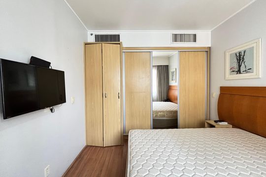 Quarto de apartamento à venda com 1 quarto, 69m² em Moema, São Paulo