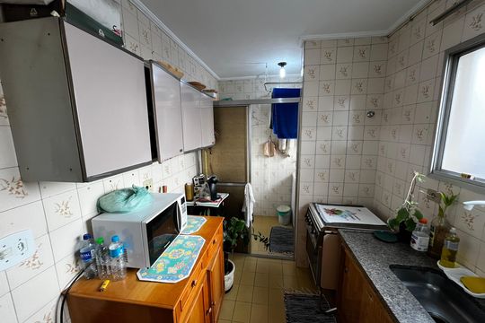 Cozinha de apartamento à venda com 2 quartos, 52m² em Lauzane Paulista, São Paulo