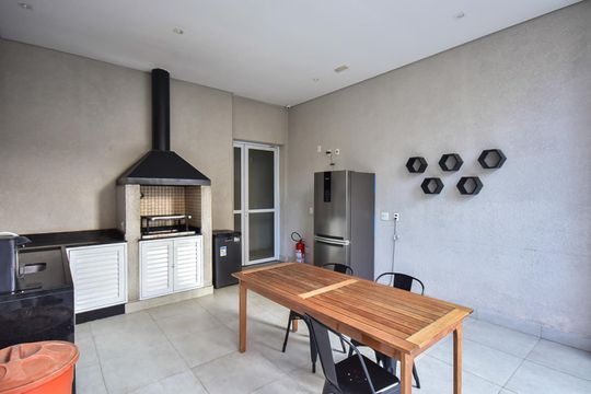 Área comum de apartamento à venda com 1 quarto, 58m² em Vila Suzana, São Paulo