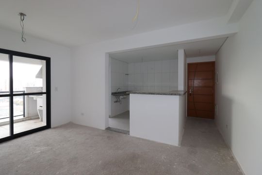 Sala de apartamento à venda com 3 quartos, 82m² em Jardim, Santo André