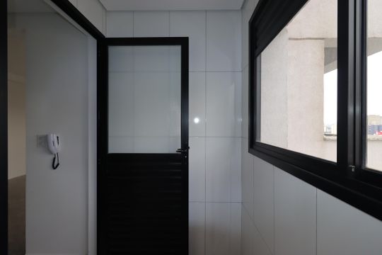 Área de Serviço de apartamento à venda com 3 quartos, 82m² em Jardim, Santo André