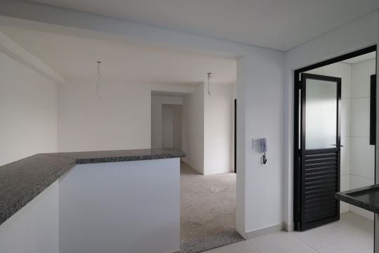 Cozinha de apartamento à venda com 3 quartos, 82m² em Jardim, Santo André