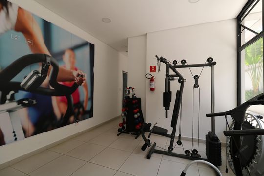 Área Comum - Academia de apartamento à venda com 3 quartos, 82m² em Jardim, Santo André