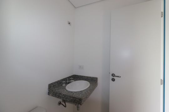 Banheiro da Suíte de apartamento à venda com 3 quartos, 82m² em Jardim, Santo André