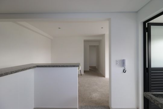 Cozinha de apartamento à venda com 3 quartos, 82m² em Jardim, Santo André