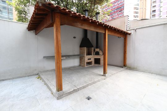 Área Comum - Churrasqueira de apartamento à venda com 3 quartos, 82m² em Jardim, Santo André