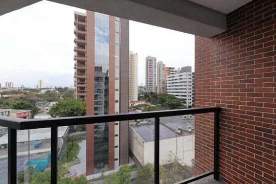 Sacada da Suíte de apartamento à venda com 3 quartos, 82m² em Jardim, Santo André