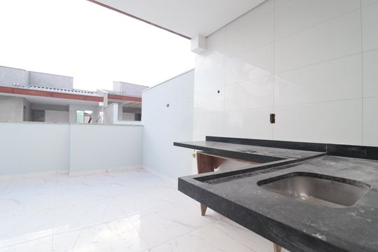 Espaço Gourmet de casa de condomínio à venda com 3 quartos, 129m² em Vila Metalúrgica, Santo André