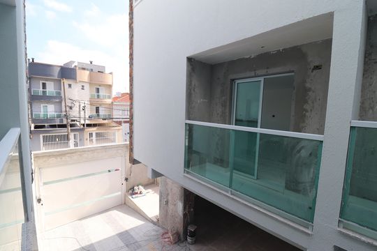 Vista Varanda Sala de casa de condomínio à venda com 3 quartos, 127m² em Vila Metalúrgica, Santo André