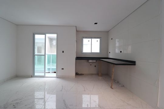Cozinha de casa de condomínio à venda com 2 quartos, 117m² em Vila Metalúrgica, Santo André